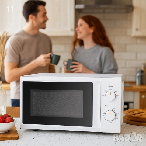 Компактна микровълнова фурна Comfee - 20 литра, 700W и 5 нива на мощност, снимка 4 - Микровълнови - 53276285