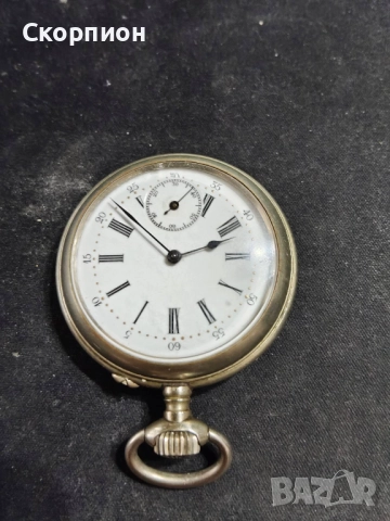 Швейцарски джобен часовник 1925г. - Класика в жанра - ПРОМОЦИЯ, снимка 3 - Джобни - 49241450