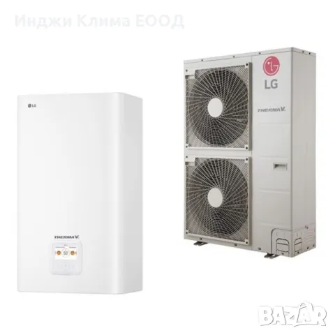 ТЕРМОПОМПЕНА СИСТЕМА LG THERMA V SPLIT HU161MA.U33 / HN1616M.NK5, снимка 1 - Климатици - 49153643