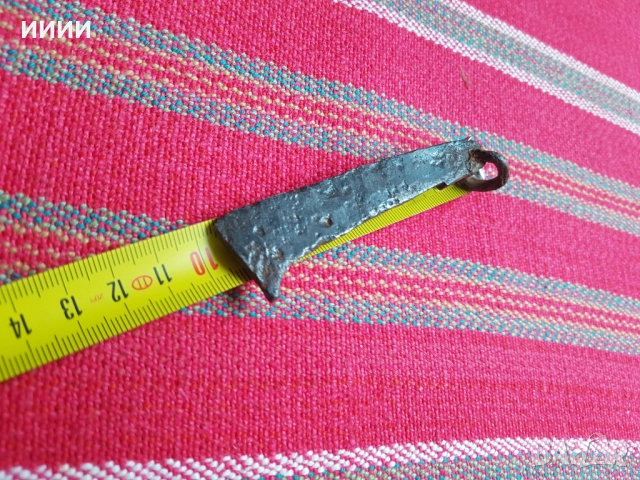 Чакмак огниво с халка, снимка 3 - Антикварни и старинни предмети - 53845924