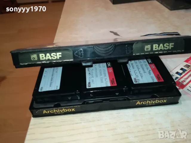 TDK BASF VIDEO VHS C TAPE X3 ВНОС GERMANY 2112241203, снимка 1 - Други жанрове - 48423615