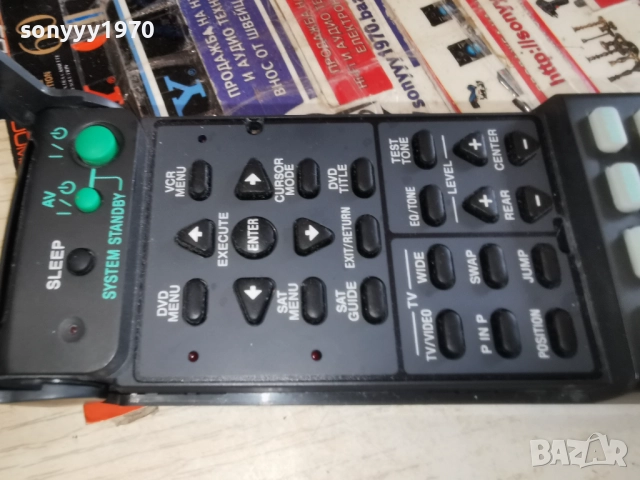 SONY RM-PP404 AUDIO REMOTE-SWISS 1912251535, снимка 17 - Ресийвъри, усилватели, смесителни пултове - 52848413