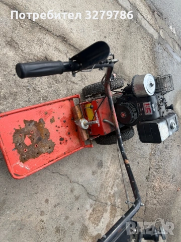 Машина за събиране с двигател Briggs & Stratton 8hp, снимка 6 - Градинска техника - 53219778