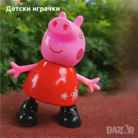 Танцуваща фигурка прасето Пепа Пиг, Peppa pig family, снимка 3 - Фигурки - 50293905