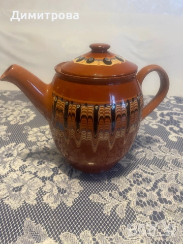 Керамични съдове - гърненца, захарнички, делвичка, съд за подправки, снимка 3 - Сервизи - 29674796
