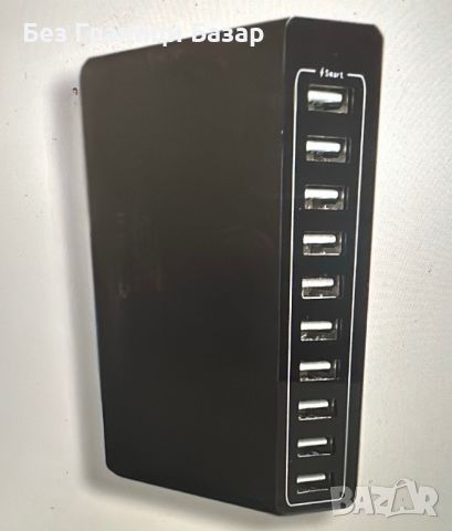 Ново Мулти Зарядно 10 Порта USB, Бързо и Ефективно 60W, снимка 1 - Друга електроника - 46679600