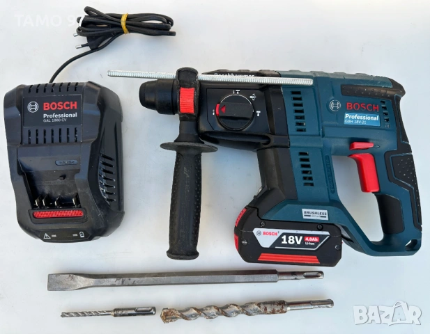 BOSCH GBH 18V-21 - Акумулаторен безчетков перфоратор 18V 4.0Ah