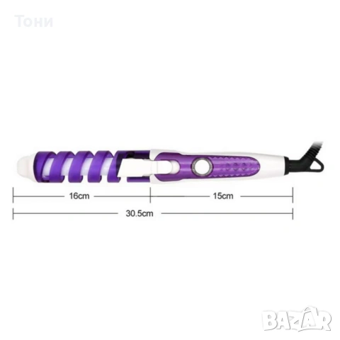 Маша за перфектни къдрици у дома или в салона, снимка 3 - Маши за коса - 53651216