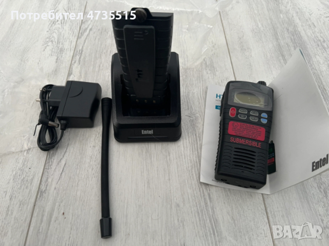 ENTEL HT844 – ATEX IIA Ръчна искробезопасна морска VHF радиостанция с LCD дисплей, снимка 2 - Друга електроника - 53752556