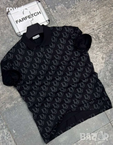 Christian Dior Нова Черна Мъжка Тениска 