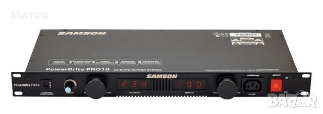 Филтър за мрежов ток и разпределител Samson PowerBrite Pro10
