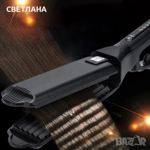 Професионална турмалинова преса за коса с йони, за всички типове коса , снимка 6 - Преси за коса - 51435246