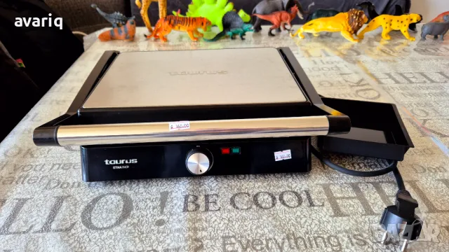 Купена за 160 лв ГРИЛ TAURUS 2200 W скара, снимка 10 - Скари - 50104274