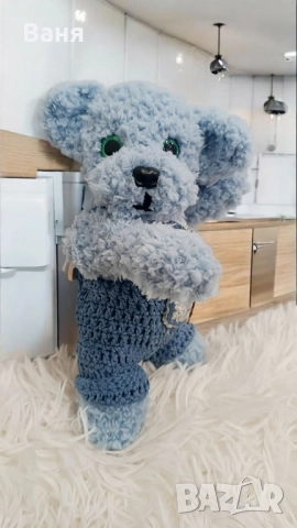 Плетено кученце, снимка 2 - Плюшени играчки - 52110774