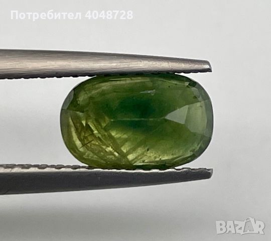 Естествен зелен сапфир 3.62ct. - Мадагаскар, снимка 5 - Други - 45602400