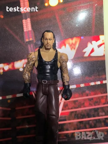 Екшън фигура WWE The Undertaker Гробаря series играчка Mattel The Phenom, снимка 16 - Фигурки - 49152671