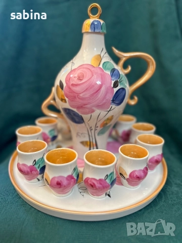 Рядък лимитиран руски/съветски сервиз на Дулево, снимка 2 - Антикварни и старинни предмети - 51750008