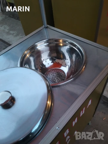 Количка за царевица на пара , снимка 4 - Колички за царевица - 51358750