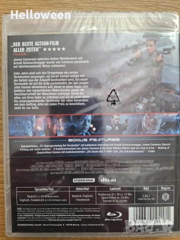 Чисто нови блу рей колекции - Rocky 1-6, Robert Langdon -3 movie и Terminator 2 Blu-Ray + 3D , снимка 14 - Blu-Ray филми - 52750373