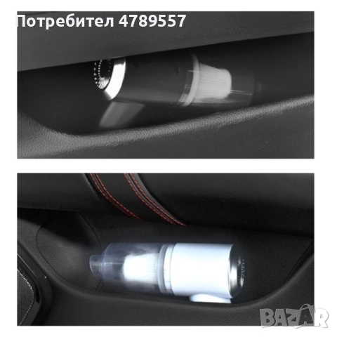 Компактна безжична прахосмукачка за дома и автомобила 2000mAh, снимка 4 - Аксесоари и консумативи - 54150889