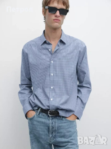 Мъжка риза марка Massimo Dutti (slim fit), снимка 3 - Ризи - 53617577