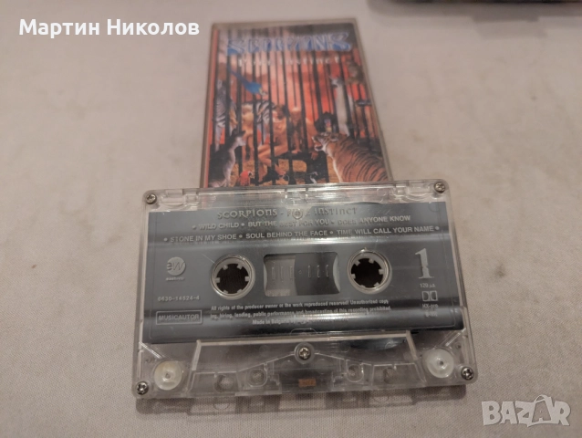 Scorpions – Pure Instinct (1996), снимка 2 - Аудио касети - 52595649