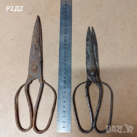 стари ковани ножици , снимка 2 - Други инструменти - 53065654