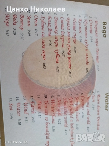 Продавам СД-оригинал " Вода " на Елица и Стунджи, снимка 2 - Други стоки за дома - 52127805