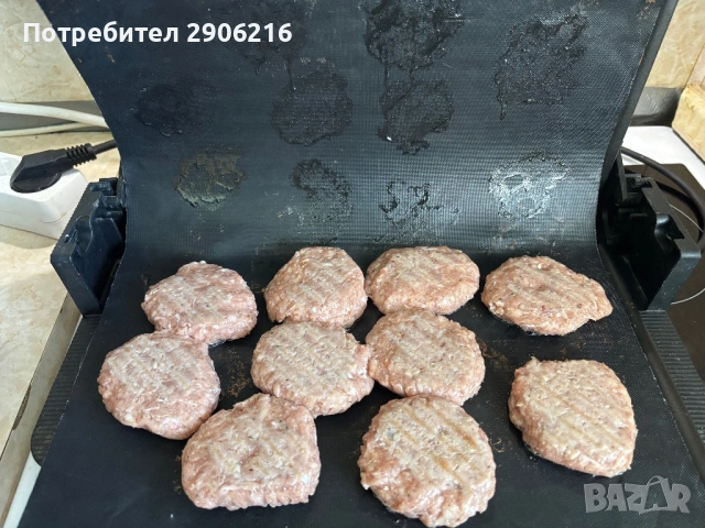 🔥 Контактен грил Elekom Comfort Grill 2000W – Като нов + ПОДАРЪК, снимка 7 - Скари - 53655921