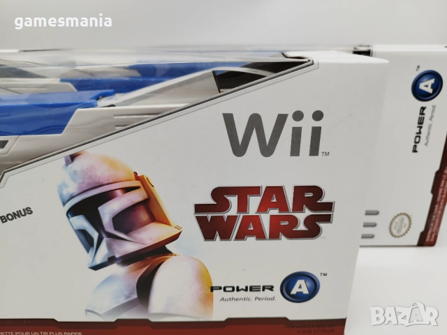 НОВИ Пушки Power A Nintendo Star Wars Wii Clone Trooper Blaster/Wii/Wii U , снимка 4 - Аксесоари - 51759297