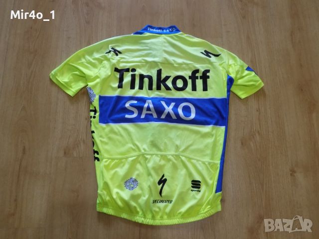 вело джърси sportful tinkoff saxo bank тениска екип шосейно колоездене оригинално спорт мъжко XL, снимка 2 - Спортни дрехи, екипи - 46560104