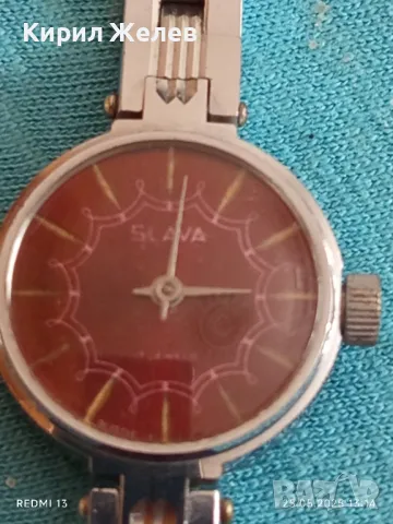 Стар механичен часовник дамски СЛАВА СССР 17 камъка за ремонт части КОЛЕКЦИЯ 43889