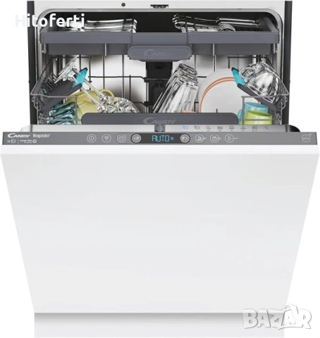Съдомиялна машина за вграждане Candy CI6C4F0PA 60 см, Wi-Fi функция (hOn), 16 комплекта чинии, снимка 3 - Съдомиялни - 53747832
