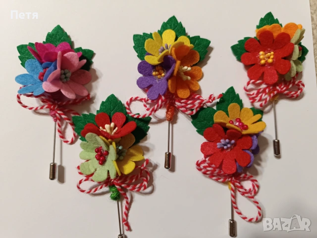 Мартеници брошка , снимка 3 - Други - 53304054