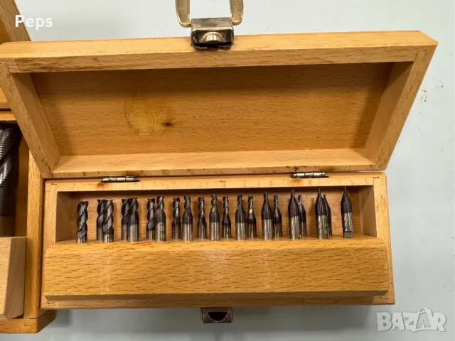 Комплект фрезери от ф1 до ф20 в кутии, снимка 2 - Резервни части за машини - 50272833