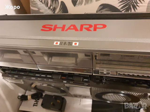 Двукасетъчен Sharp GF-555 E (Japanese tuning), снимка 7 - Радиокасетофони, транзистори - 48244101