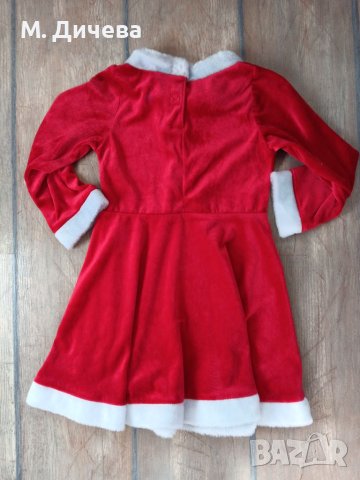 Детска рокля за Коледа, снимка 2 - Детски рокли и поли - 45689480