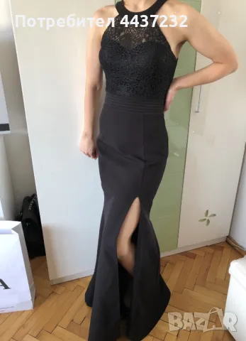 Черна рокля, снимка 5 - Рокли - 49786214