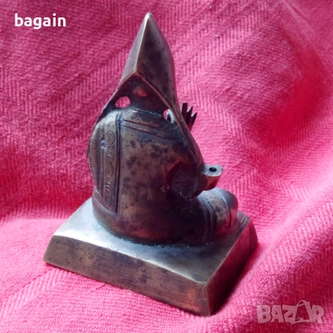 Бронзова статуетка., снимка 2 - Статуетки - 52389152