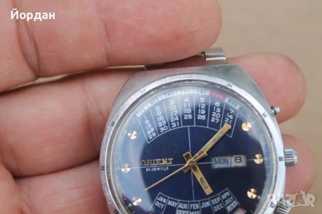 Японски мъжки часовник ''Orient'' вечен календар, снимка 13 - Мъжки - 50645691