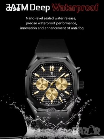 Мъжки бизнес часовник на марката Poedagar , снимка 12 - Мъжки - 53874150