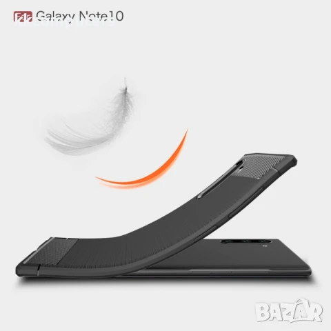 Samsung Galaxy Note 10/ Note10 Удароустойчив Carbon Fiber Калъф и Протектор, снимка 9 - Калъфи, кейсове - 50664489