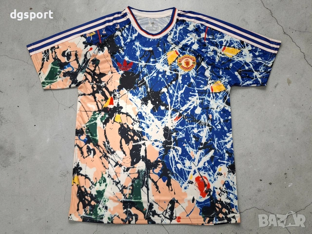 Футболна фланелка на Манчестър Юнайтед #Stone roses#нов модел 2026!!!