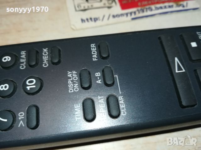 SONY RM-DX50 CD AUDIO REMOTE-SWISS 1905241032, снимка 8 - Други - 45805003