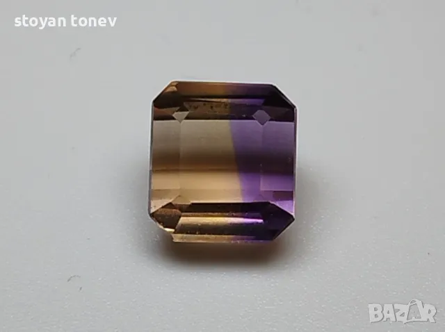 Аметрин с наситен цвят и VVS чистота - 5кт.! Нов!, снимка 8 - Други - 49758731