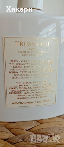 Оригинална парфюмна вода Trussardi Donna Levriero Limited Edition 100 ml, снимка 8 - Дамски парфюми - 54096973