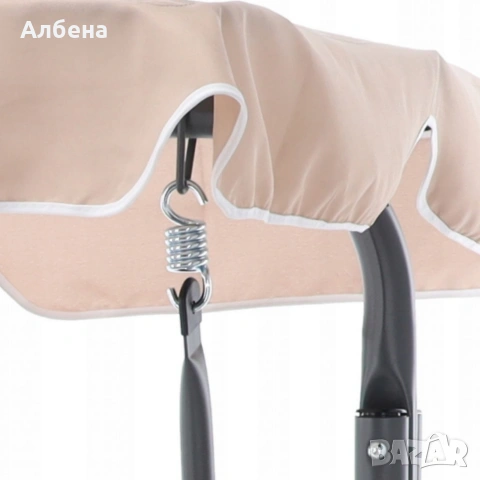 Градинска люлка с поставки за чаши , снимка 4 - Градински мебели, декорация  - 53867923