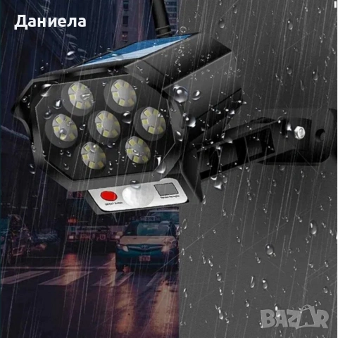 Соларна лампа камера BK-36 DRAGON 1200W - сензор за движение, снимка 4 - Камери - 53877536