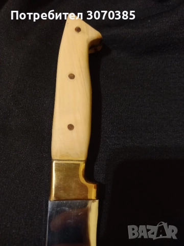 Ловен нож с дръжка от чемшир , снимка 3 - Ножове - 52393130