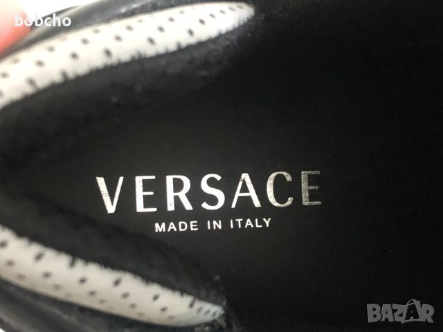 Versace Greek Key black vibram sneakers {800$ }, снимка 7 - Ежедневни обувки - 46116184
